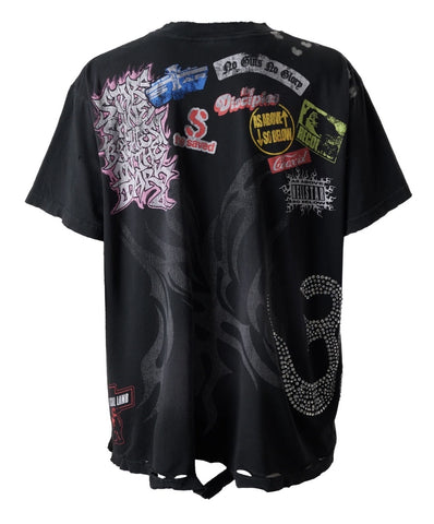 Screaming Kid T-Shirt Rhinestone