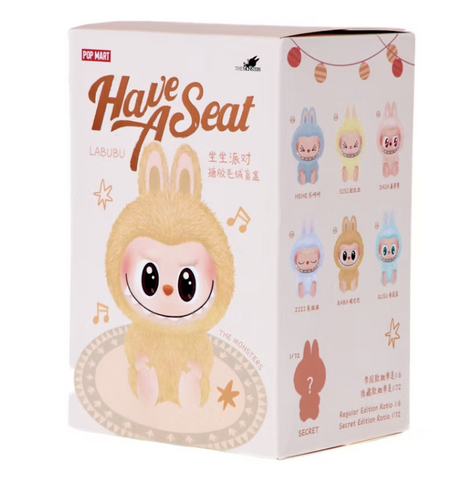 Pop Mart Labubu The Monsters Have a Seat Vinyl Plush Single Blind Box
