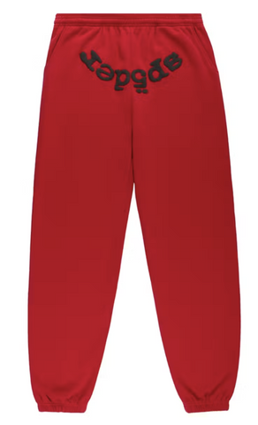 Sp5der OG Web V2 Sweatpant Red