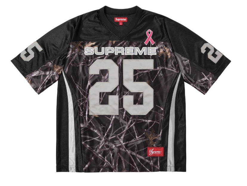 Supreme Breast Cancer Awareness Football Jersey