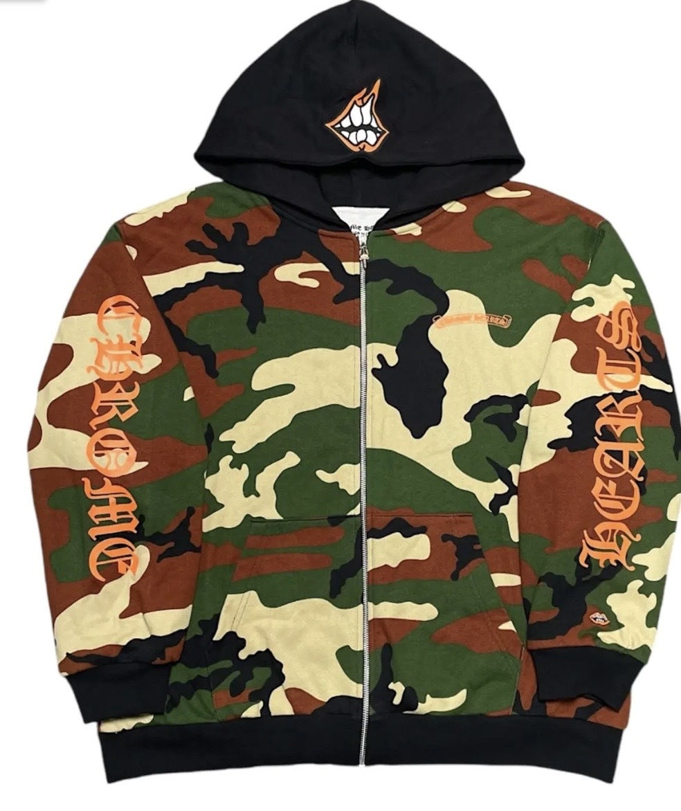Chrome Hearts Matty Boy Sadistic Camo Chomper Thermal Zip Pre-Owned