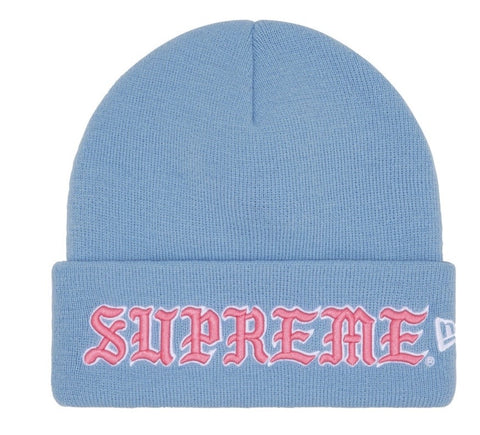 New Era® Old English Beanie Blue
