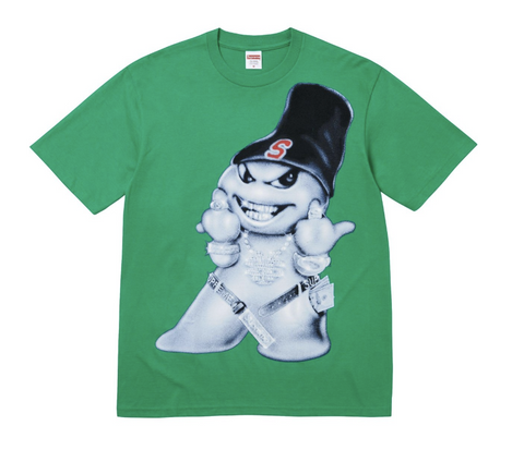 Supreme Snowman Tee Green