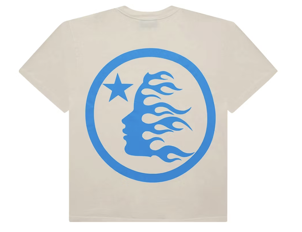 Hellstar Classic Tee (Gel Print) White/Blue