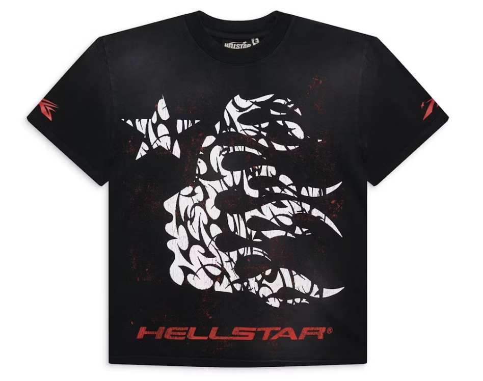 Hellstar Red Thorn Black Tee