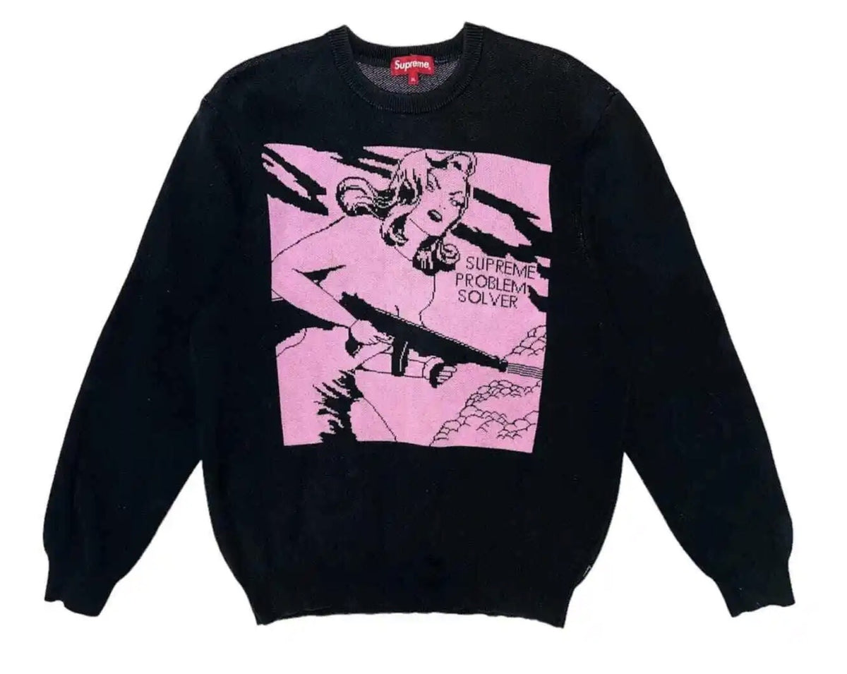 Supreme Problem Solver Black Sweater Pre-Owned