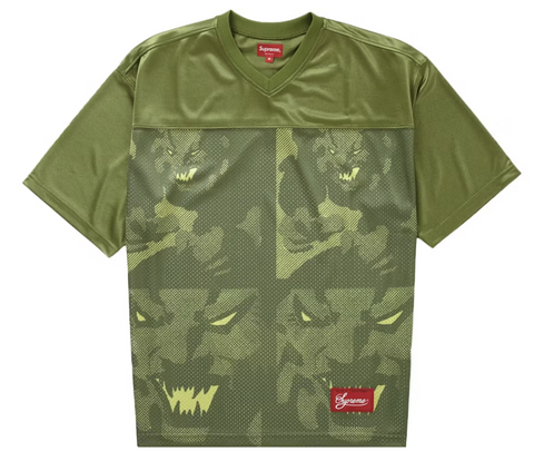 Supreme Ronin Football Jersey Olive