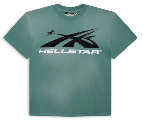 Hellstar Green Gel Sports Logo Tee