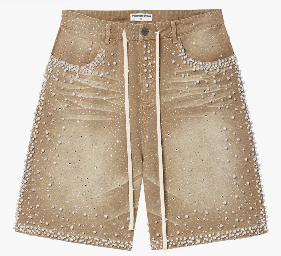 Vale Forever Sandstorm Jorts Tan