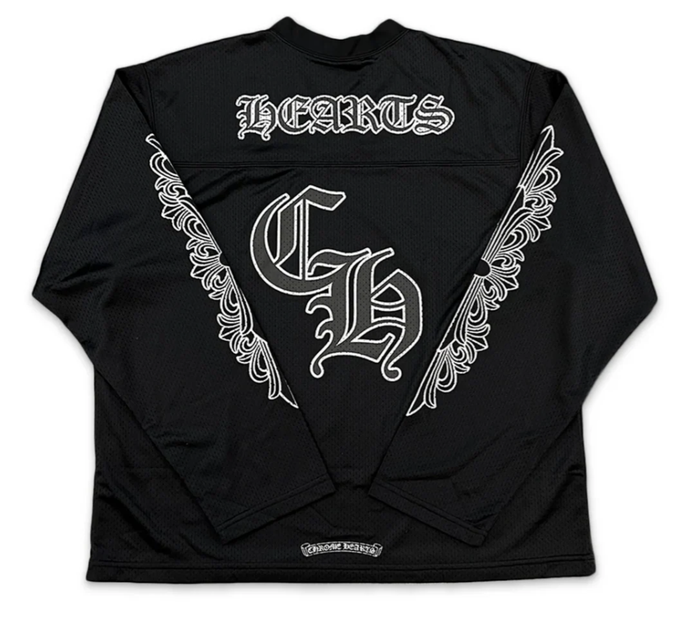 Chrome Hearts Jersey Black L/S Pre-Owned