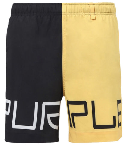 Purple Brand All Around Yellow/Black Shorts Pre-Owned