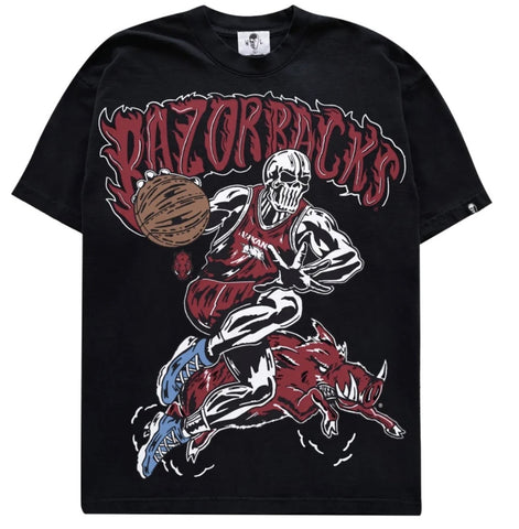 Warren Lotas Arkansas Razorbacks Black Tee