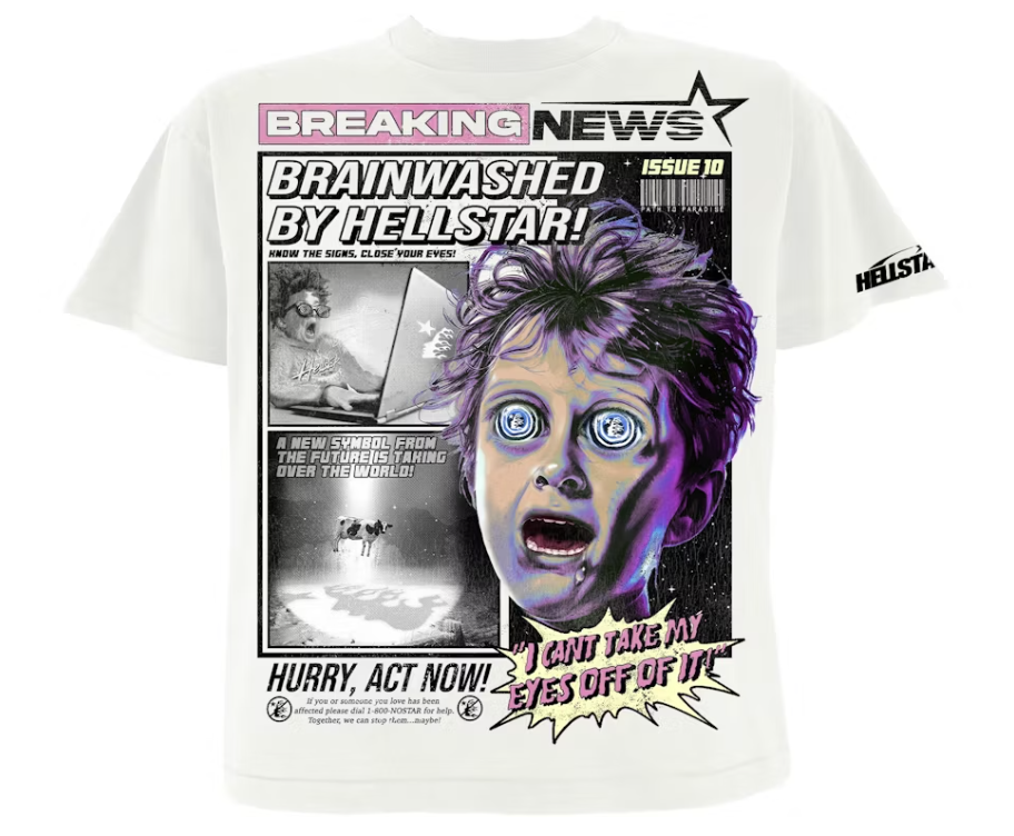 Hellstar Breaking News White Tee