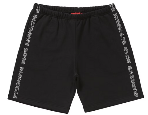 Supreme Topline Sweatshort Black Pre-Owned