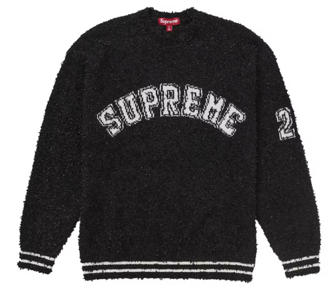 Supreme Textured Arc Sweater Black