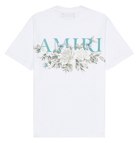 AMIRI White Floral T-Shirt