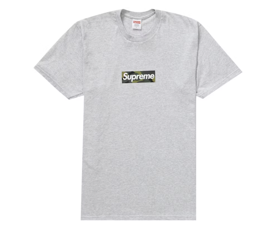 Supreme Box Logo Tee (FW23) Ash Grey