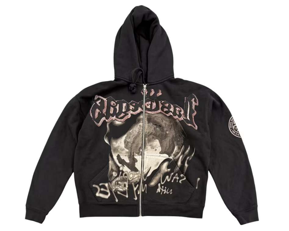 Travis Scott Utopia My Eyes Zip Hoodie Black