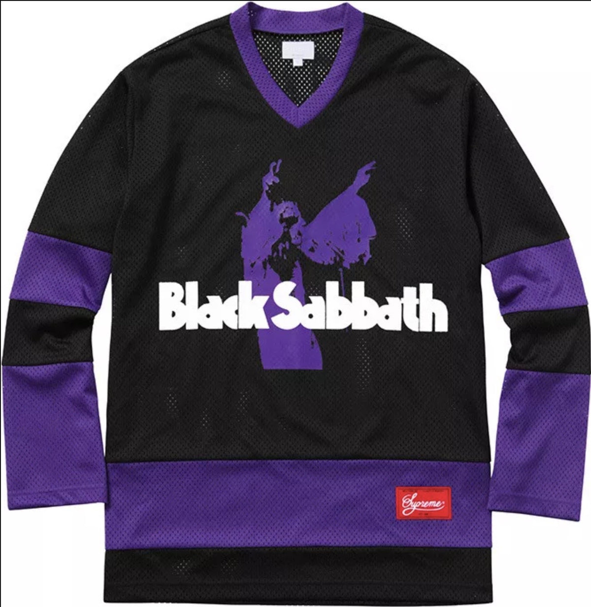 Supreme Black Sabbath Hockey Jersey Pre-Owned