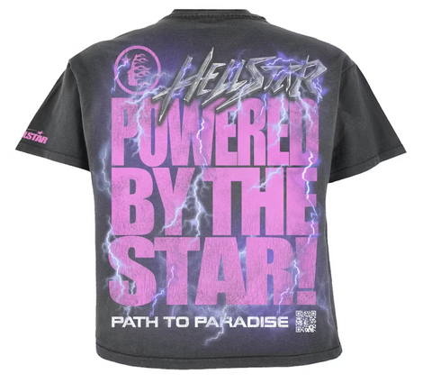 Hellstar Powered By The Star Tee Black