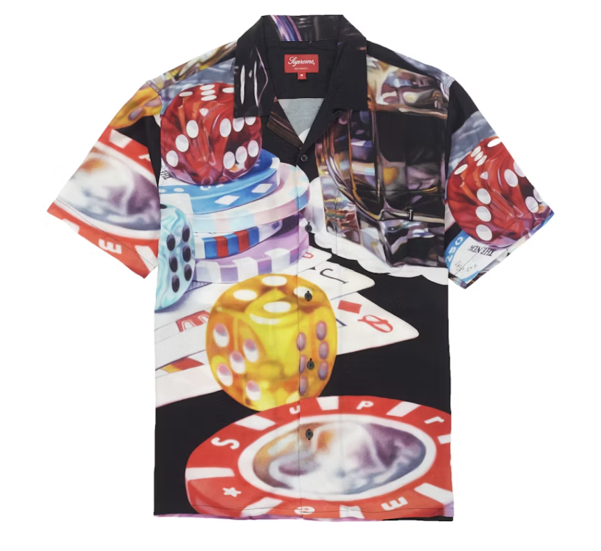 Supreme Casino Rayon Shirt Black Pre-Owned