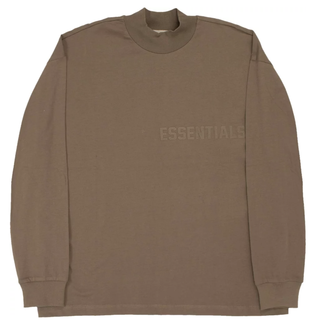 Fear of God Essentials Long-Sleeve Tee 'Wood'