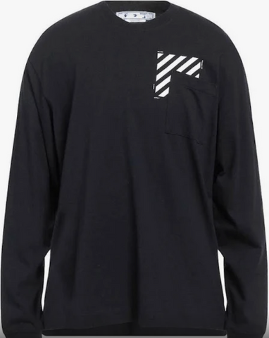 OFF-White Pocket Logo Black L/S