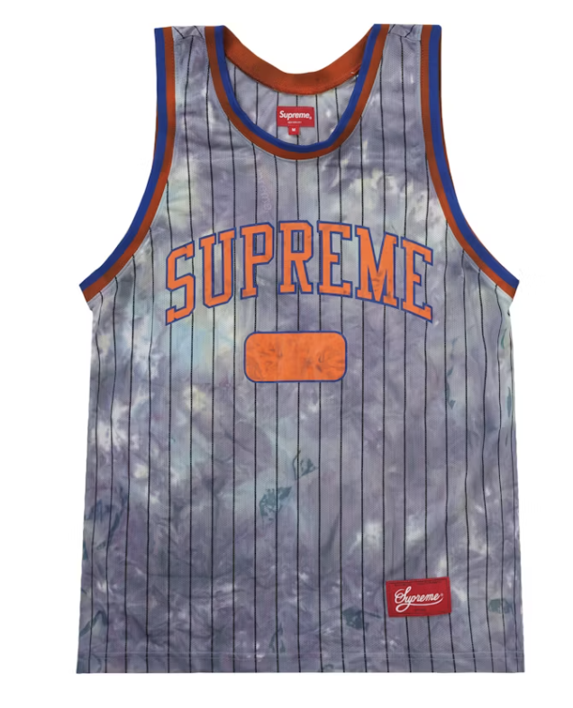 Supreme Dyed Basketball Jersey Royal