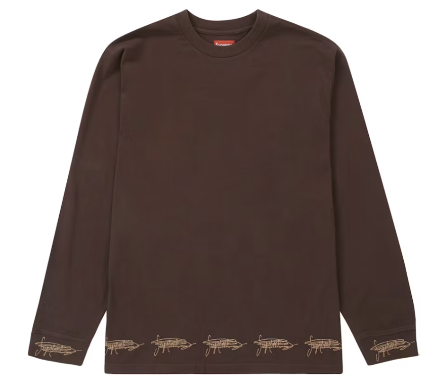 Supreme Signature L/S Top Dark Brown