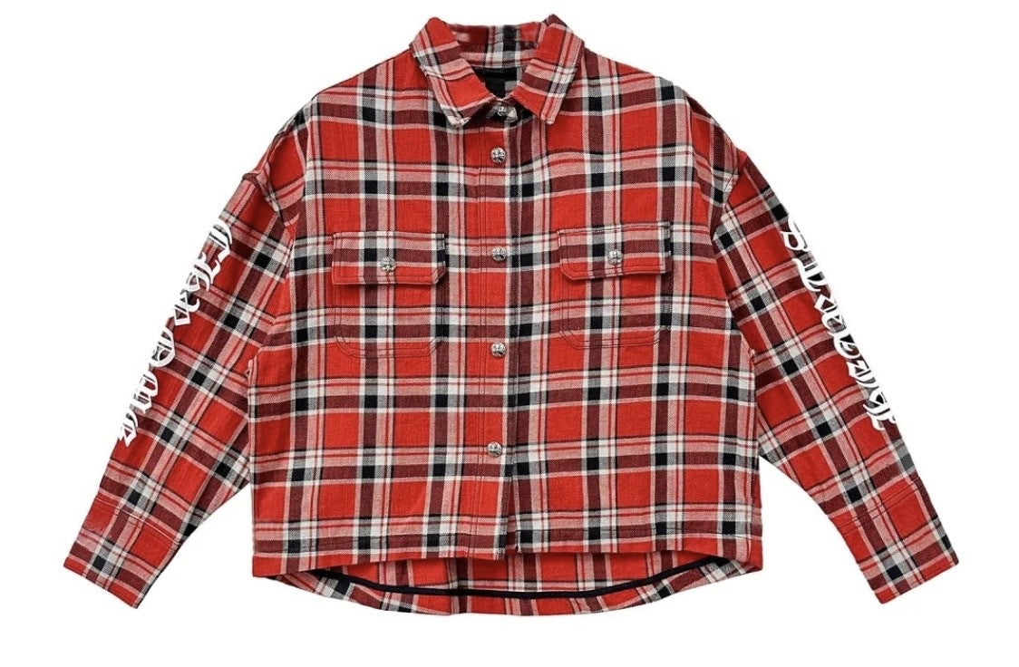 Chrome Hearts WorkDog Red Plaid Flannel