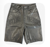 Bottega Desires Leather Shorts