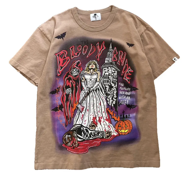 Warren Lotas Bloody Bride Brown Tee