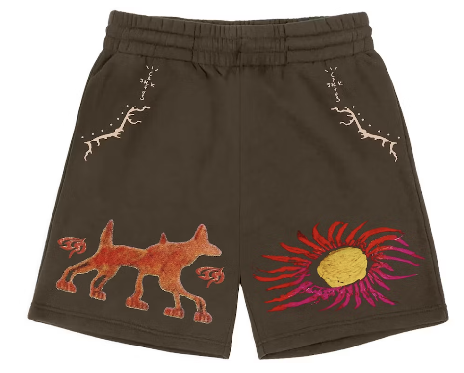 Travis Scott Sun Shorts Brown