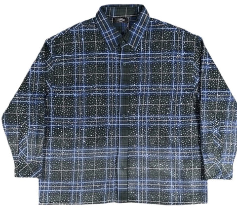 HMDD Disco Flannel Green Blue