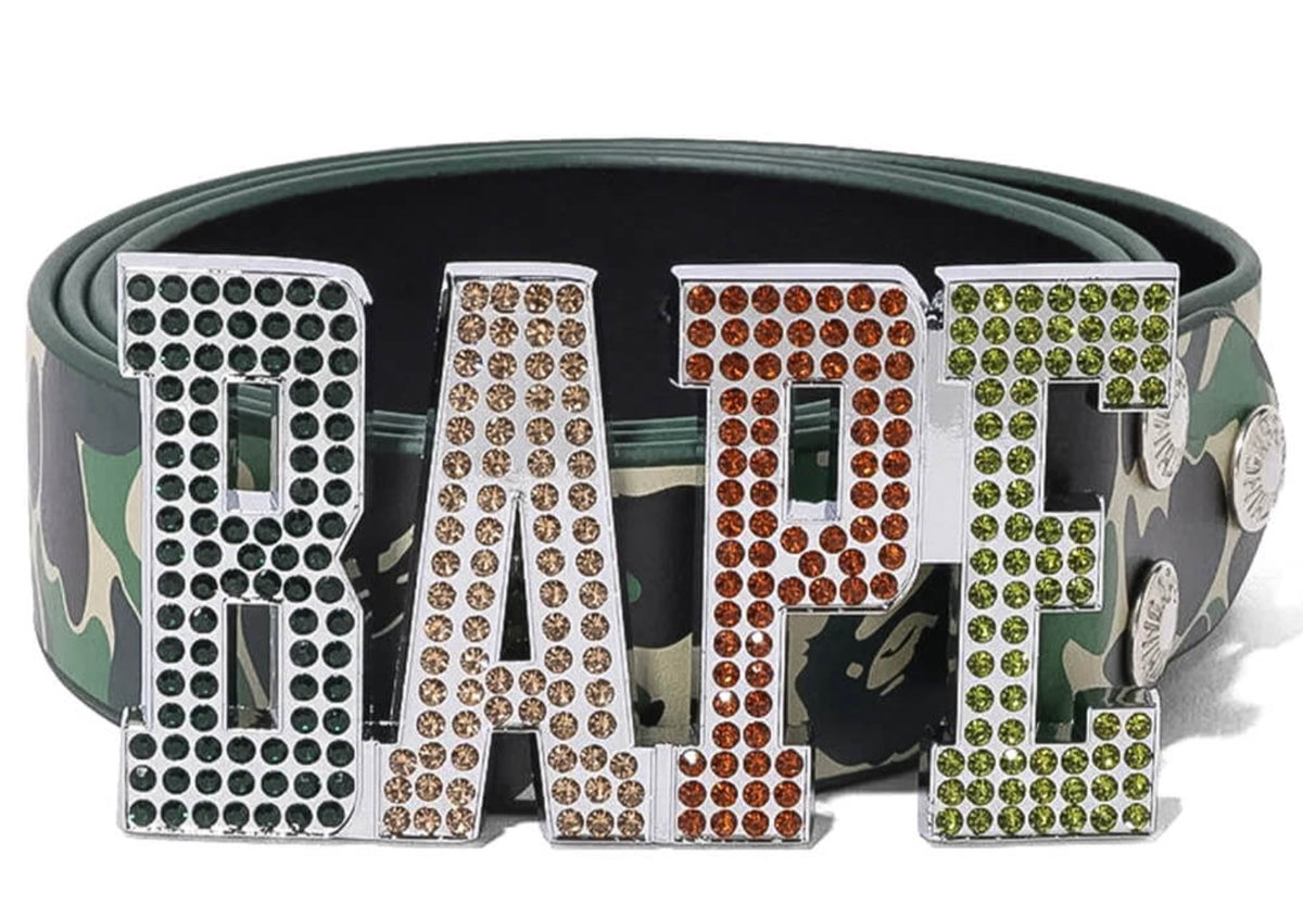 BAPE Green Camo Belt
