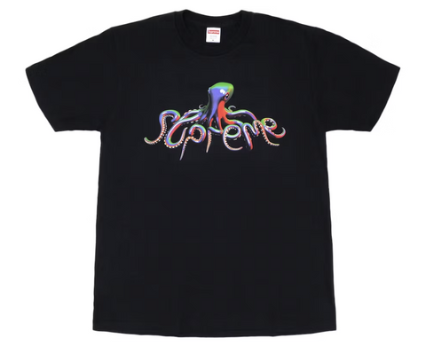 Supreme Tentacles Tee Black Pre-Owned