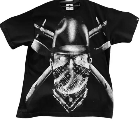 Warren Lotas Scarred Bandit Black Tee