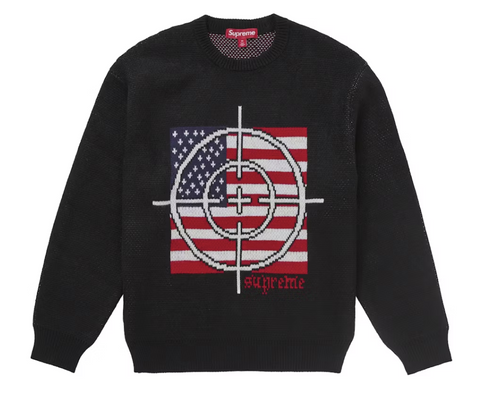 Supreme Target Sweater Black