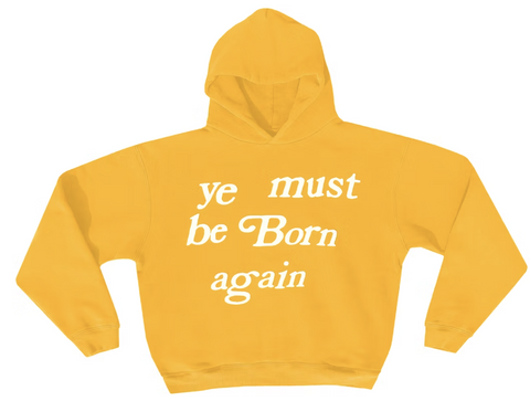 CPFM Born Again Hooded Sweatshirt Yellow