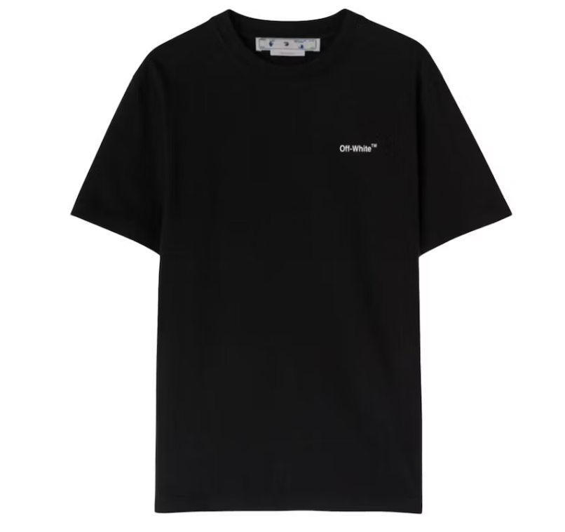 OFF-WHITE Chain Arrows-Print Tee Black/White