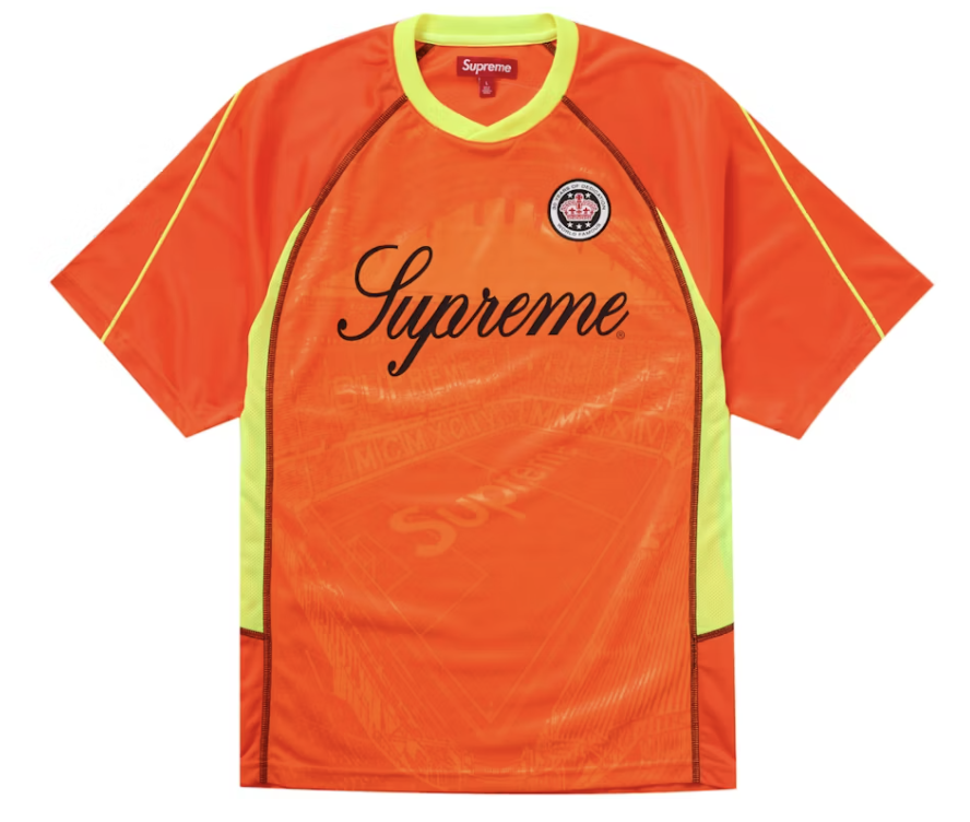 Supreme Jacquard Soccer Jersey Orange