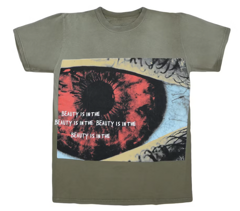 Travis Scott Eye Tee Green