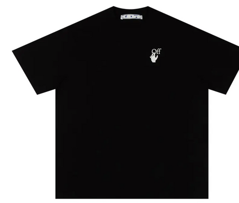 Off-White Marker Over Tee 'Astral Aura' Pre-Owned Black