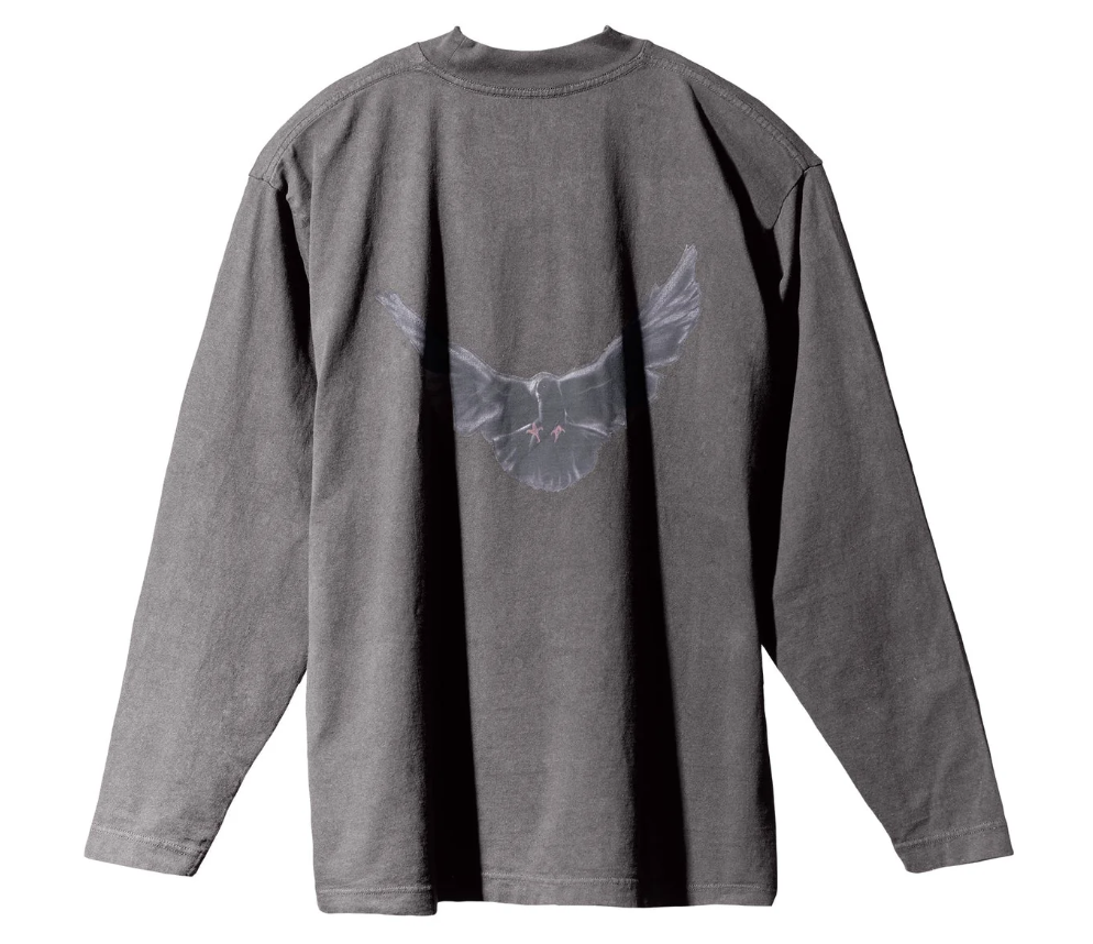 Yeezy Gap Engineered by Balenciaga Dove L/S Dark Grey Tee