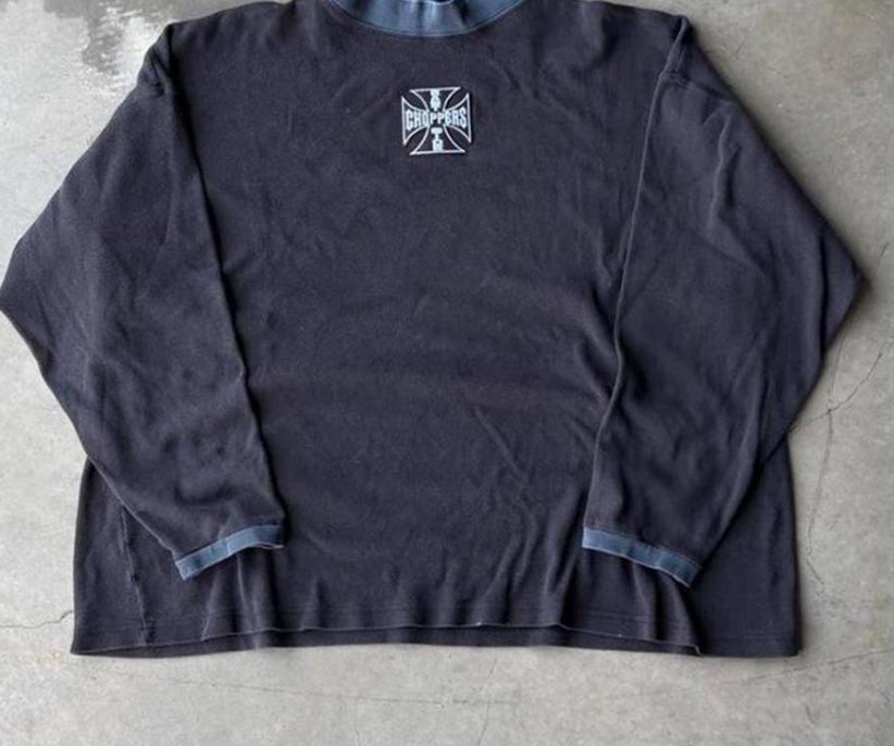 West Coast Choppers Mock Neck Tee
