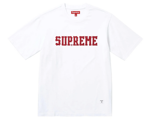 Supreme twill applique S/S Tee