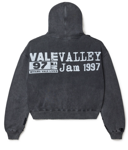 VALE BLACK BIG CHAIN HOODIE