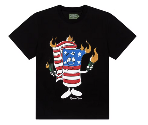 Denim Tears Firecracker Tee Black