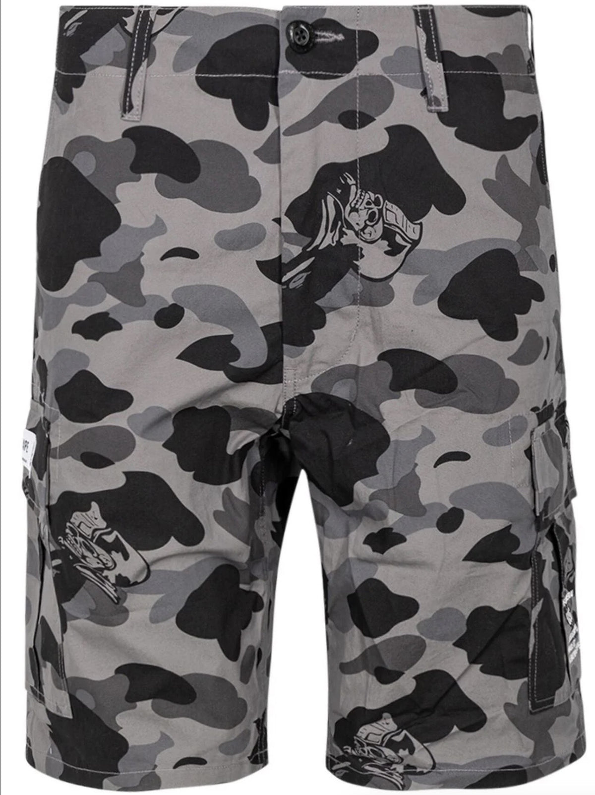 BAPE Black Ursus Military Shorts