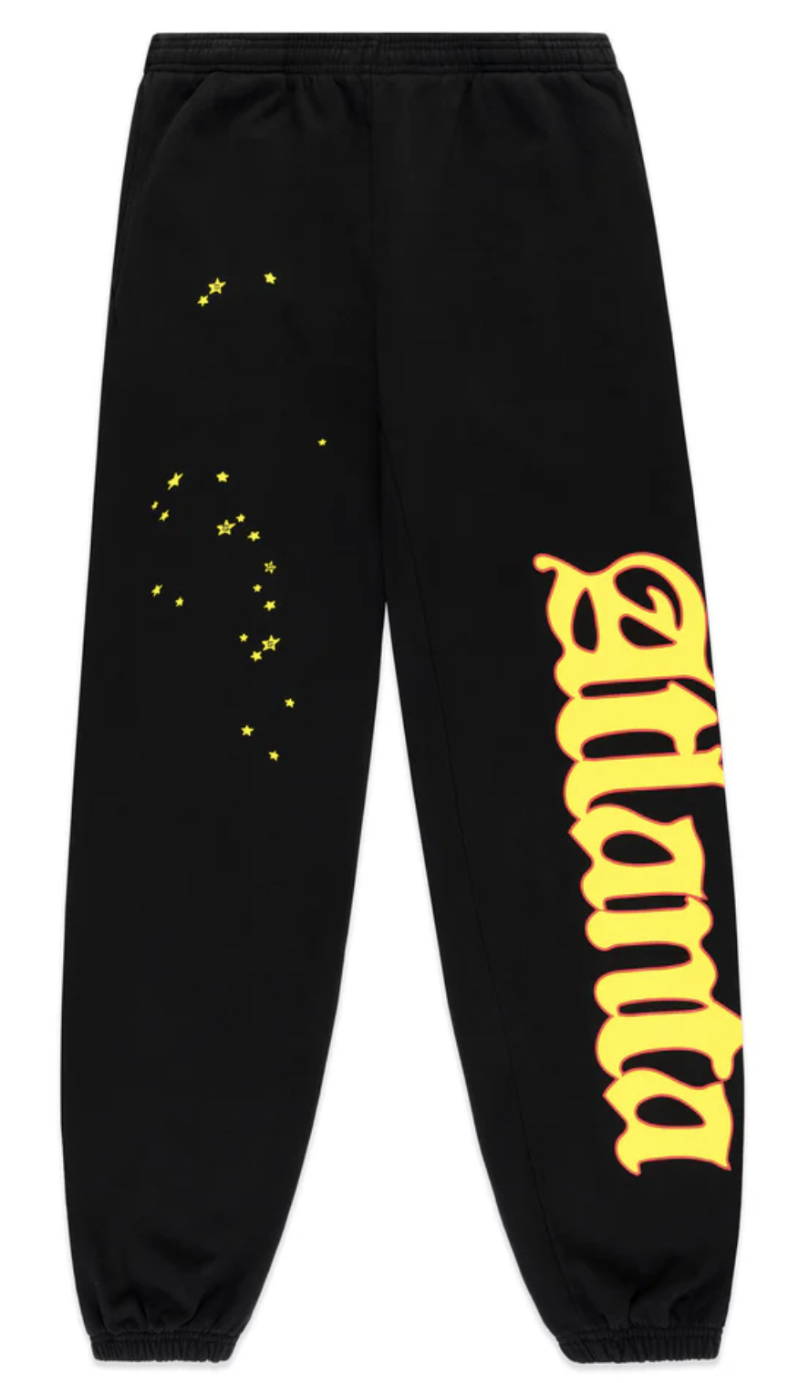 Sp5der Black Atlanta Sweatpant